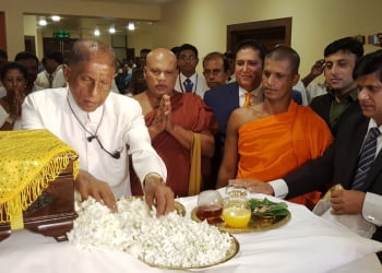 Sri Lanka triển lãm xá-lợi Phật tại nơi công cộng