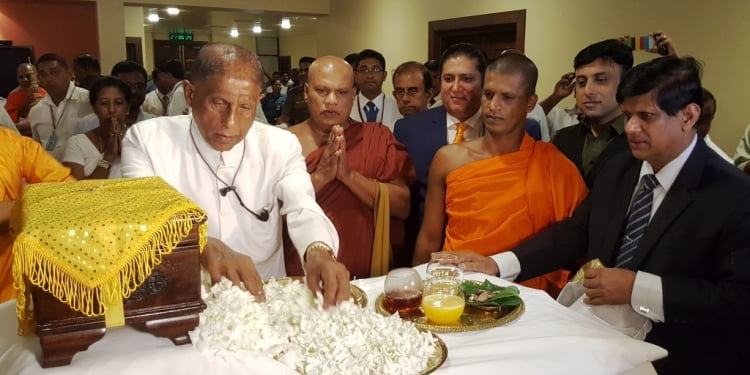 Sri Lanka triển lãm xá-lợi Phật tại nơi công cộng