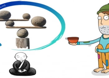 Thiền trong kiếp ăn xin