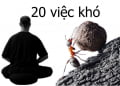 Làm Người có 20 điều khó